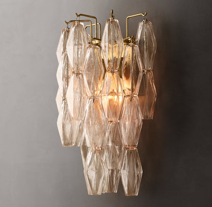 Chiara Clear Glass Sconce