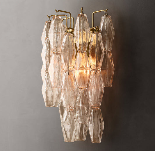Chiara Clear Glass Sconce