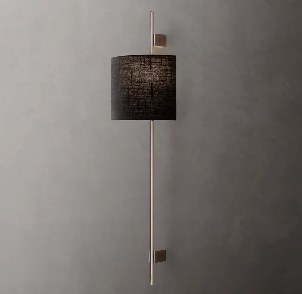 Vela Round Bar Sconce - Round Shade