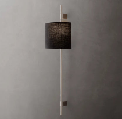 Vela Round Bar Sconce - Round Shade