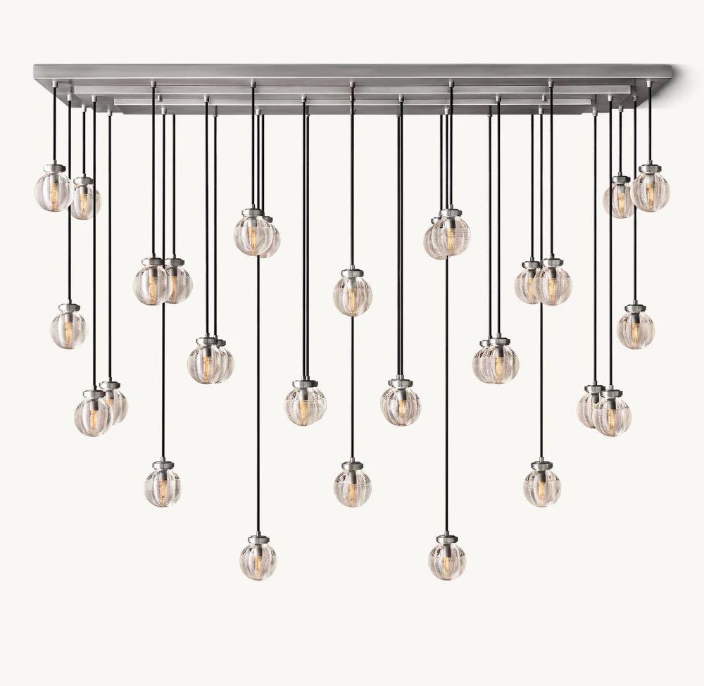 Pearl Rectangular Chandelier 72"