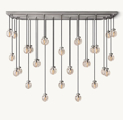 Pearl Rectangular Chandelier 72"
