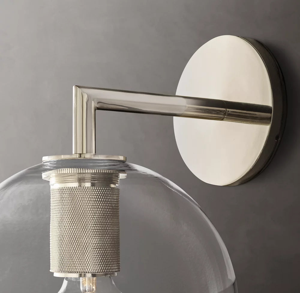 Utilitaire Globe Shade Sconce