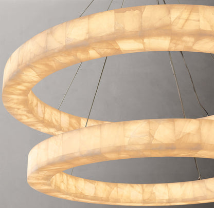 Rivage Lueur Two-Tier Round Chandelier 60"