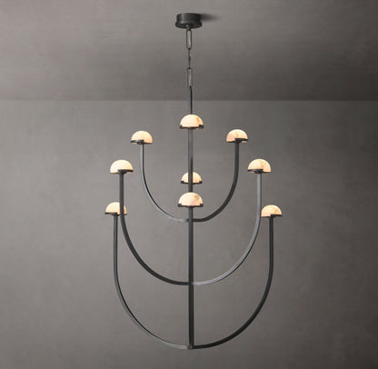 Pedra Round Chandelier 40"
