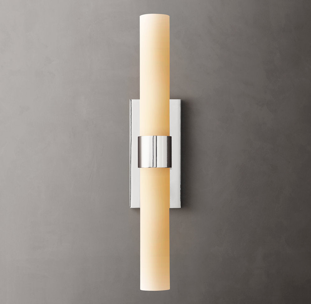 Ravelle Milk Glass Linear Sconce
