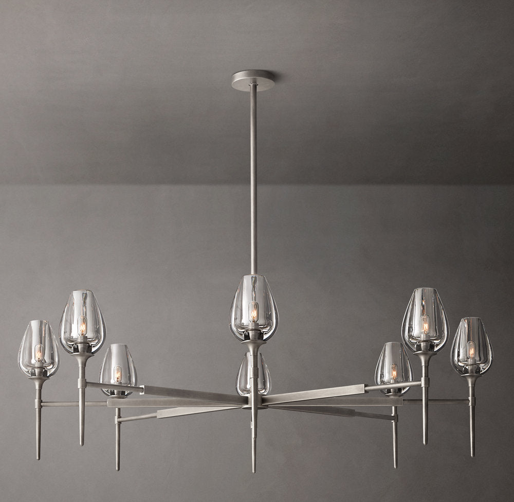 Tulip Round Chandelier 54"