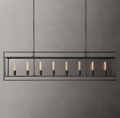 Beckman Rectangular Chandelier 72"