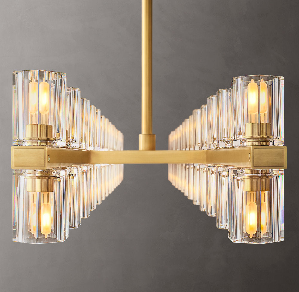 Arcachon LED Rectangular Chandelier 54"