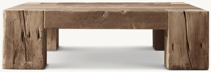 Reclaimed English Beam Coffee Table