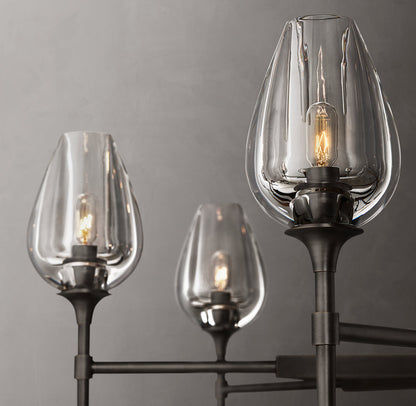 Tulip Round Chandelier 42"