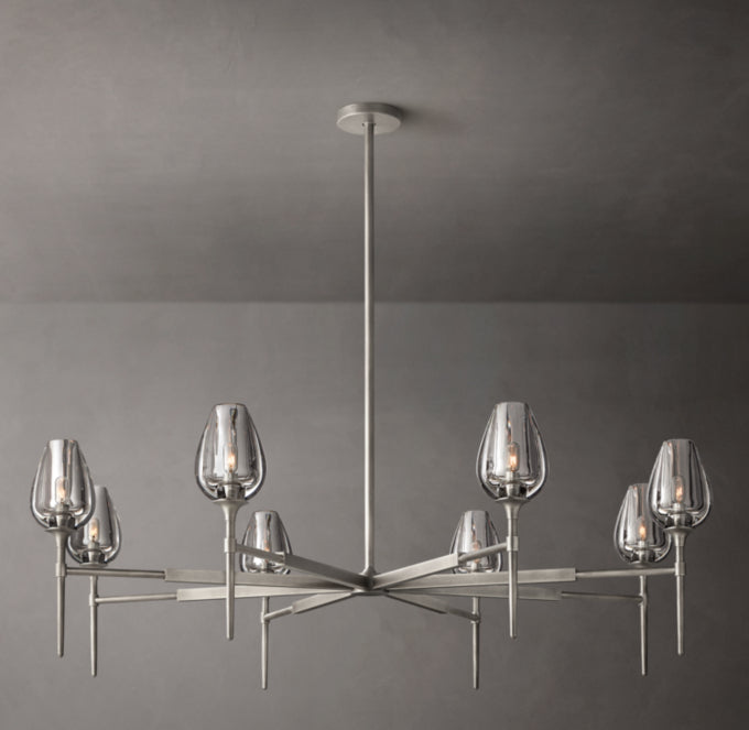 Tulip Round Chandelier 54"