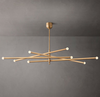 Rousseau 8-Light Mobile Orb Chandelier