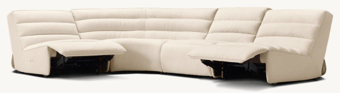 Chelsea Recliner Modular 4-piece Armless L-Sectional