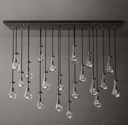 Rain Rectangular Chandelier 72"