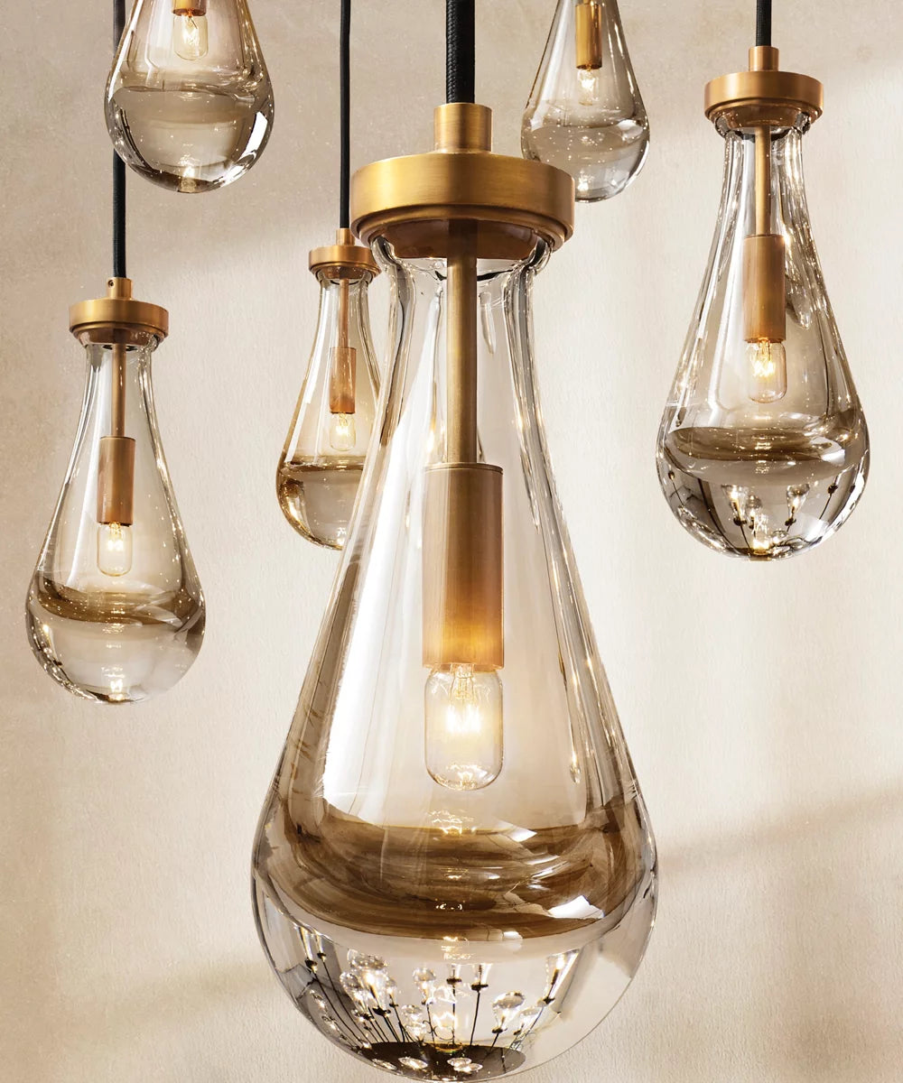 Rain Round Chandelier 47"