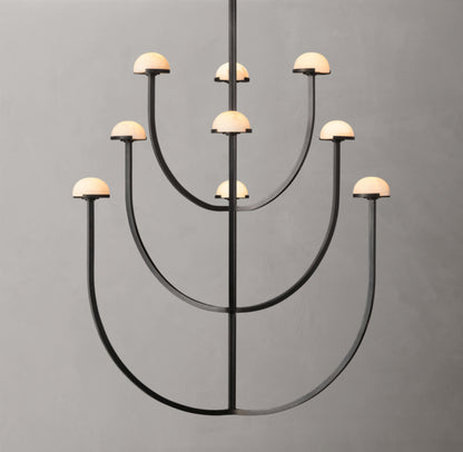 Pedra Round Chandelier 40"