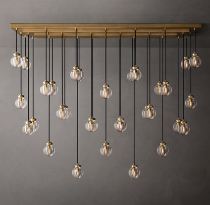 Pearl Rectangular Chandelier 72"