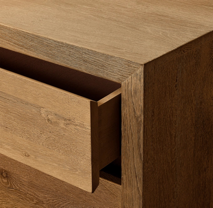 Drifted Reclaimed Oak 6-Drawer Dresser