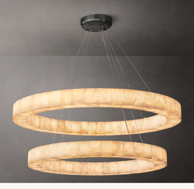 Rivage Lueur Two-Tier Round Chandelier 60"