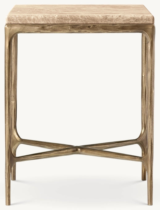 Thaddeus Marble Square Bedside Table