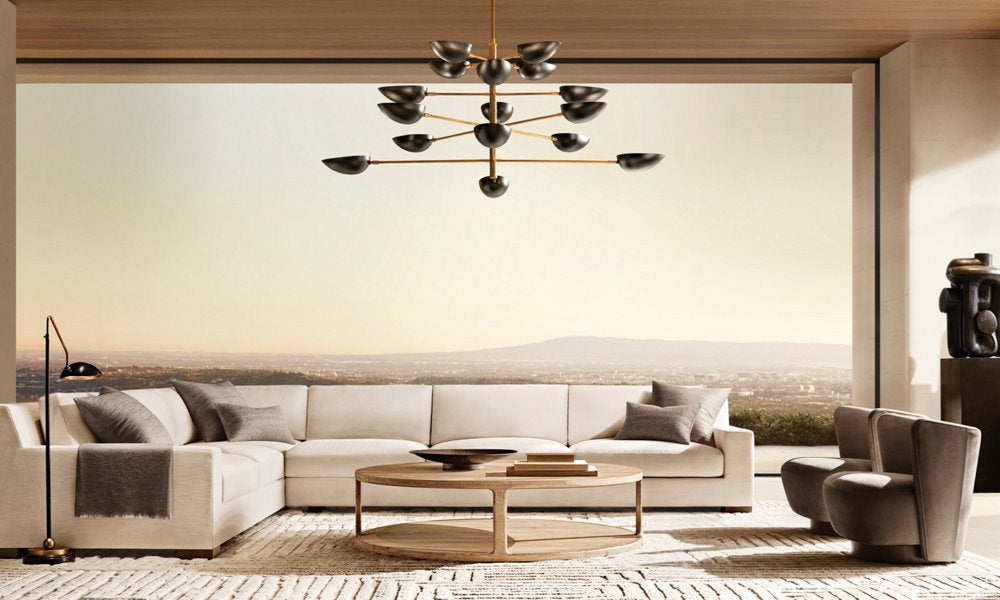 Graphic Chandelier 70"