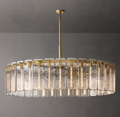 Calamette Glass Round Chandelier 60"
