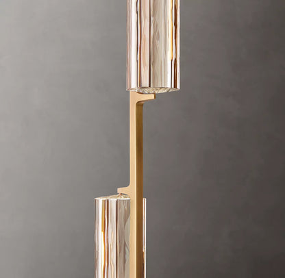 Audubon Crystal Linear Chandelier 54"