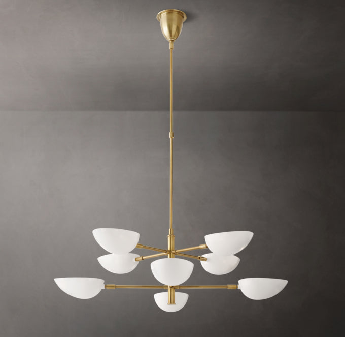 Graphic Chandelier 38"