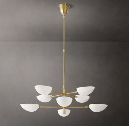 Graphic Chandelier 38"