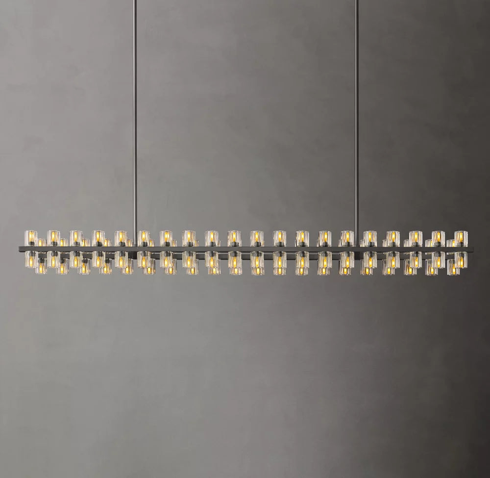 Arcachon LED Rectangular Chandelier 72"