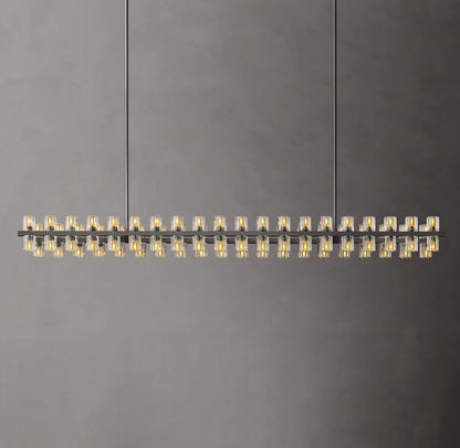 Arcachon LED Rectangular Chandelier 72"