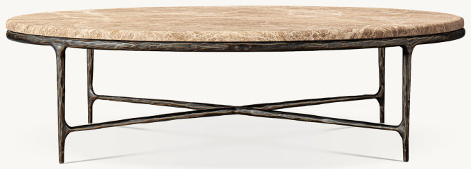 Thaddeus Marble Round Coffee Table