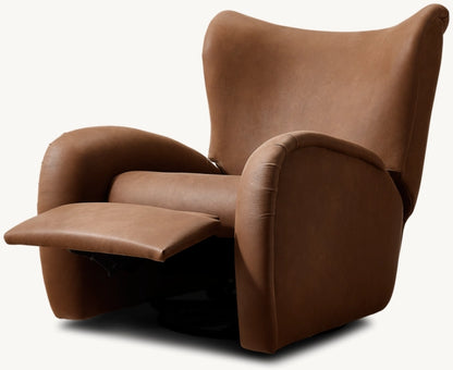 Gianna Leather Swivel Recliner