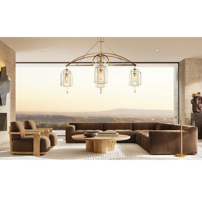 Fulcrum Grand Round Chandelier