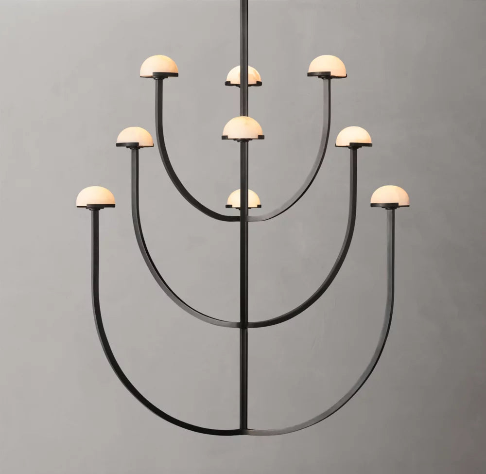 Pedra Round Chandelier 40"