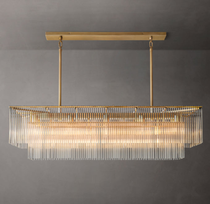 Amadeo Rectangular Chandelier 54"
