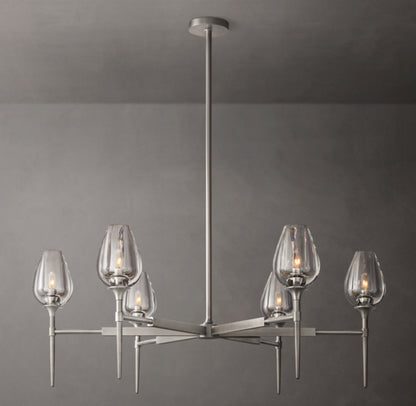 Tulip Round Chandelier 42"