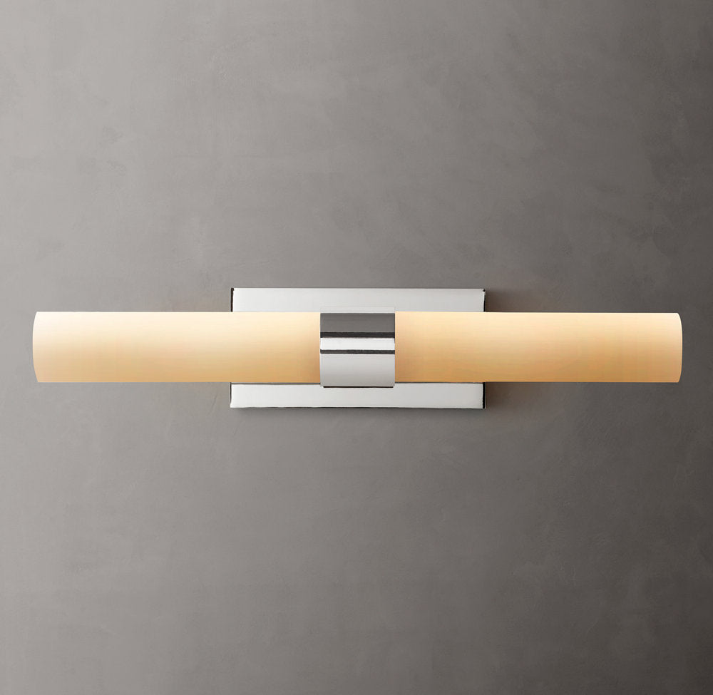 Ravelle Milk Glass Linear Sconce