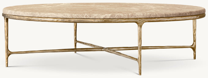 Thaddeus Marble Round Coffee Table