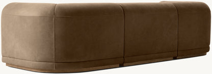 Bond Modular Leather 3-Piece Sofa