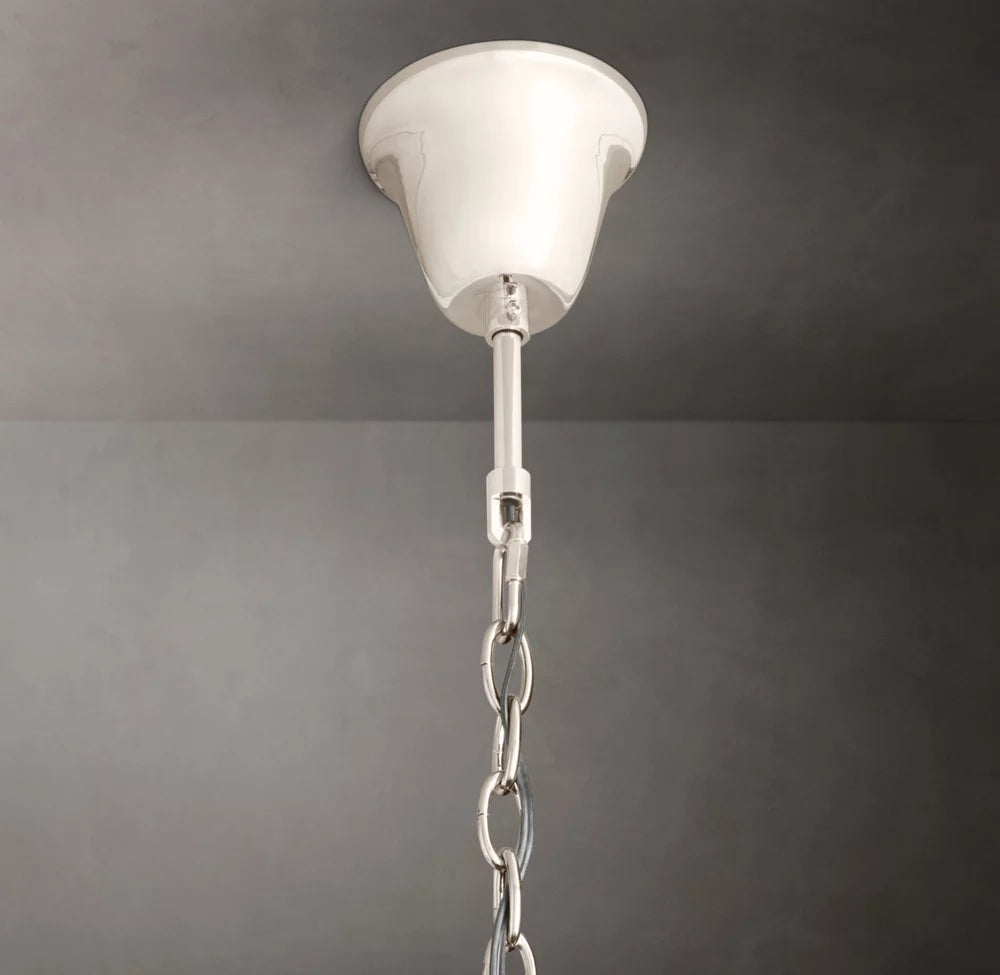 1920s Odeon Round Chandelier 32"