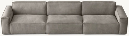 Como Modular Leather 3-Piece Sofa