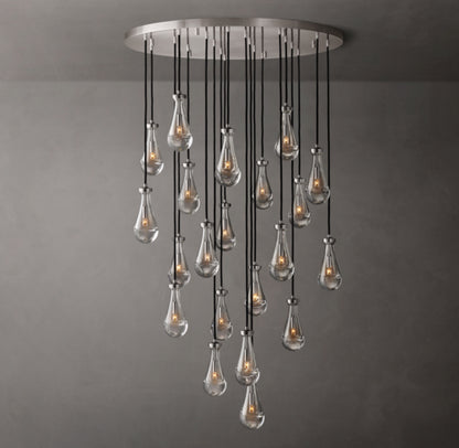 Rain Round Chandelier 47"