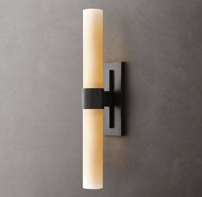 Ravelle Milk Glass Linear Sconce