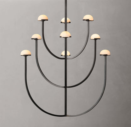 Pedra Round Chandelier 40"