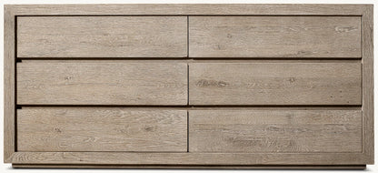 Drifted Reclaimed Oak 6-Drawer Dresser