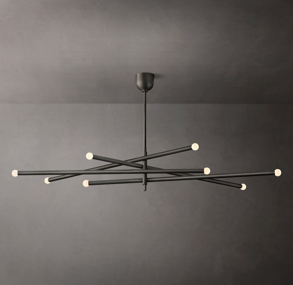 Rousseau 8-Light Mobile Orb Chandelier