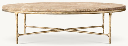 Thaddeus Marble Round Coffee Table