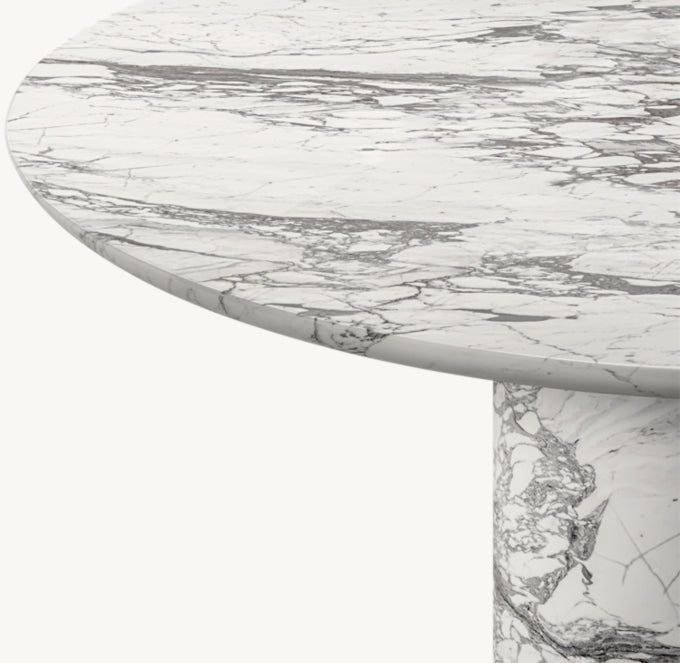 Cupola Carved Round Dining Table